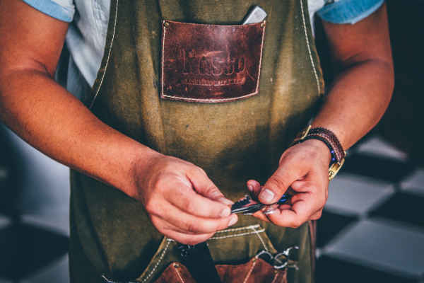 leather blacksmith apron
